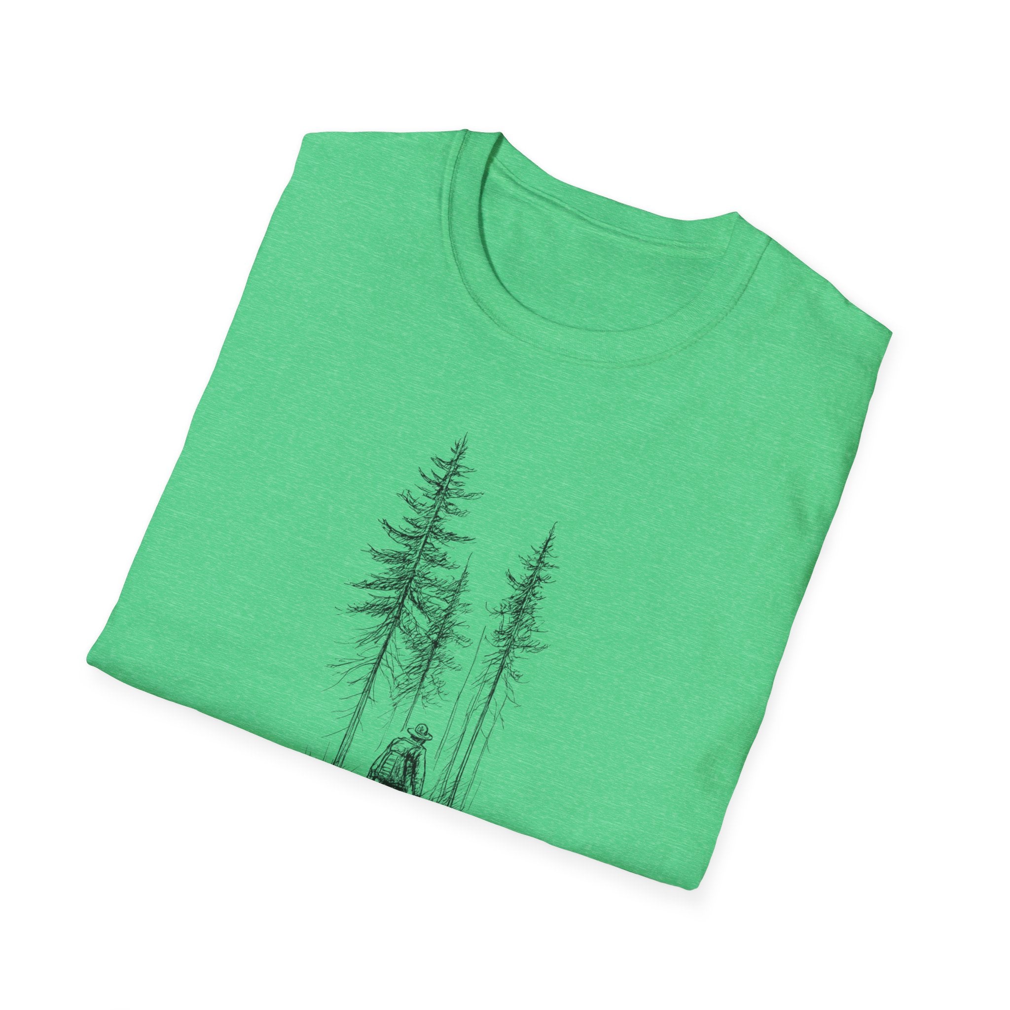 Hiker in Dark Forest T-Shirt