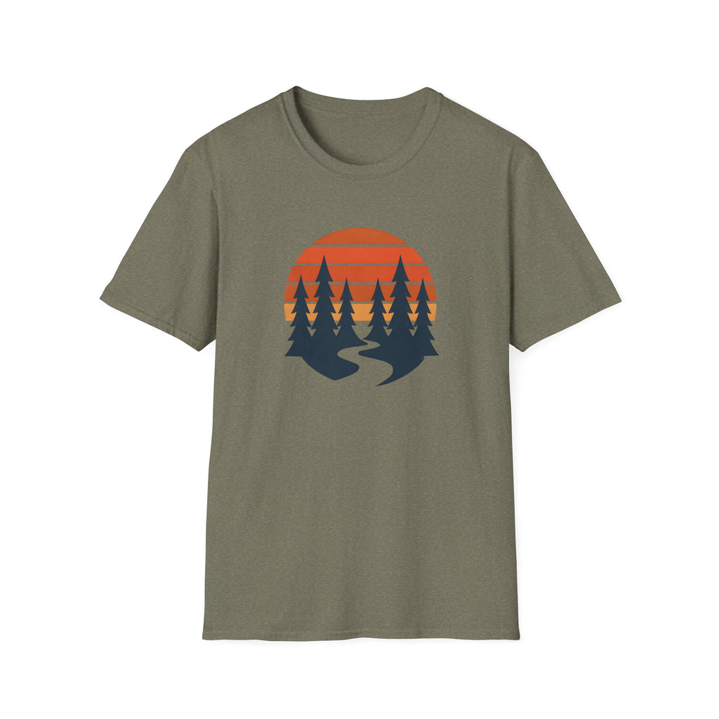 Sunset forest silhouettes T-Shirt