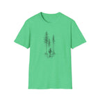 Hiker in Dark Forest T-Shirt