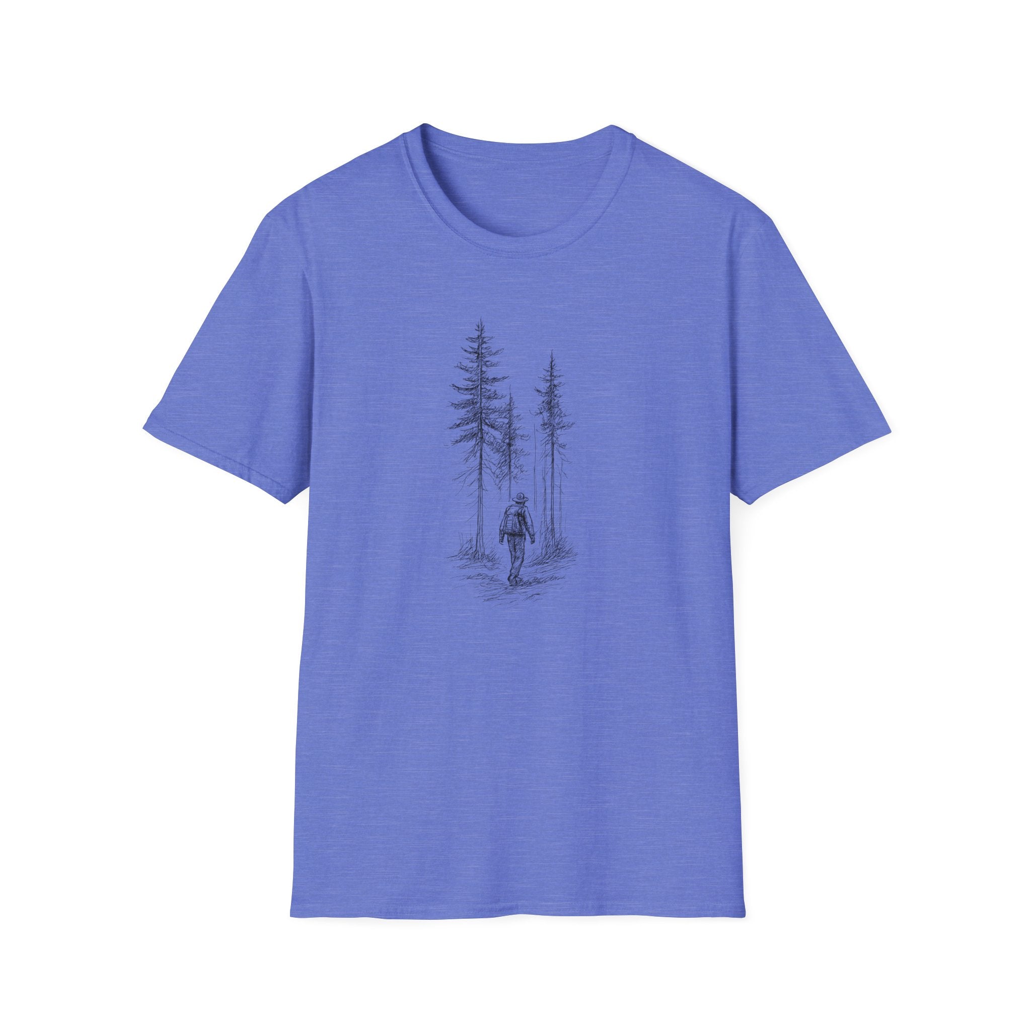 Hiker in Dark Forest T-Shirt