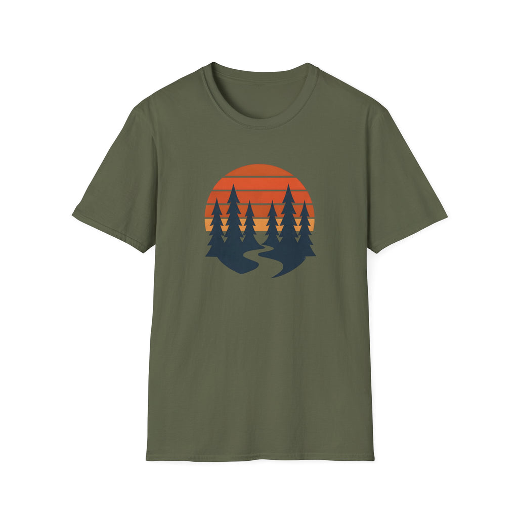 Sunset forest silhouettes T-Shirt