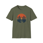 Sunset forest silhouettes T-Shirt