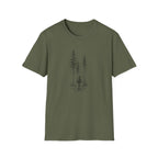 Hiker in Dark Forest T-Shirt