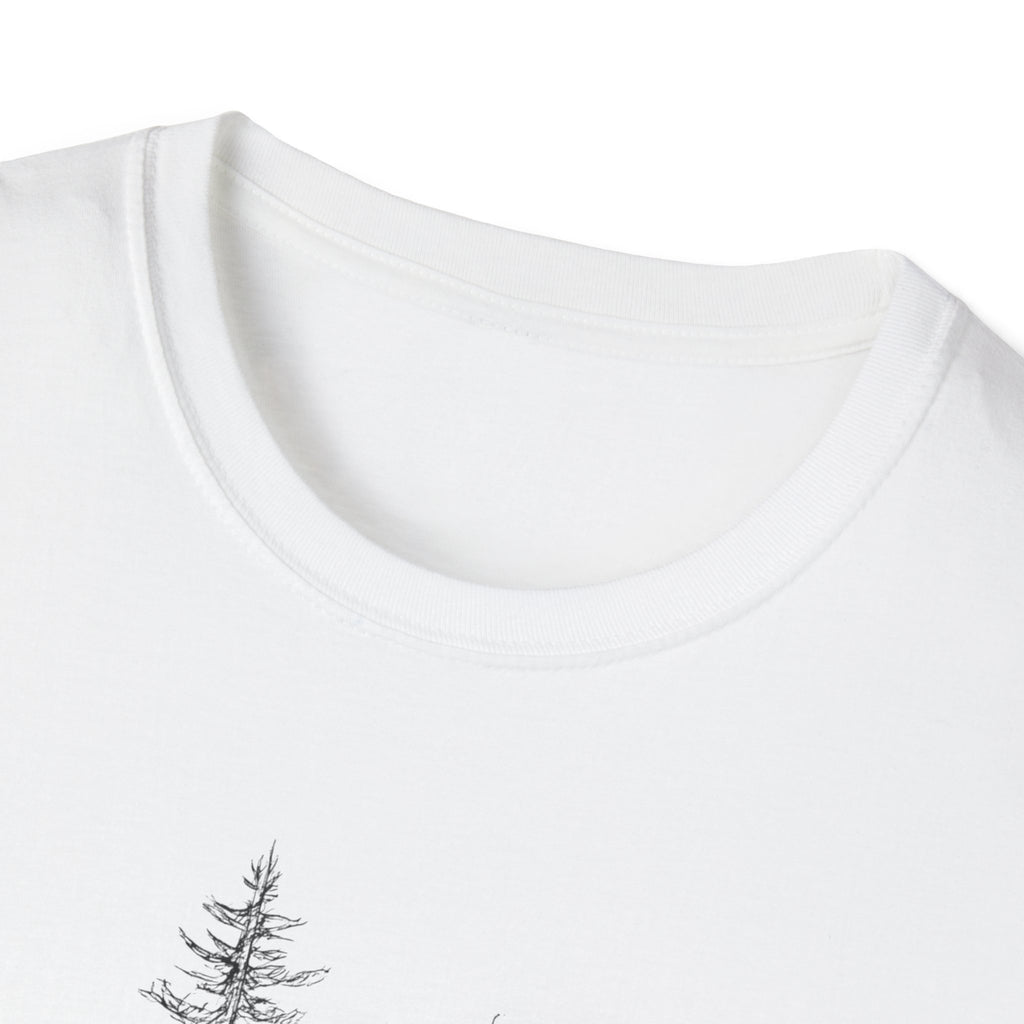 Hiker in Dark Forest T-Shirt