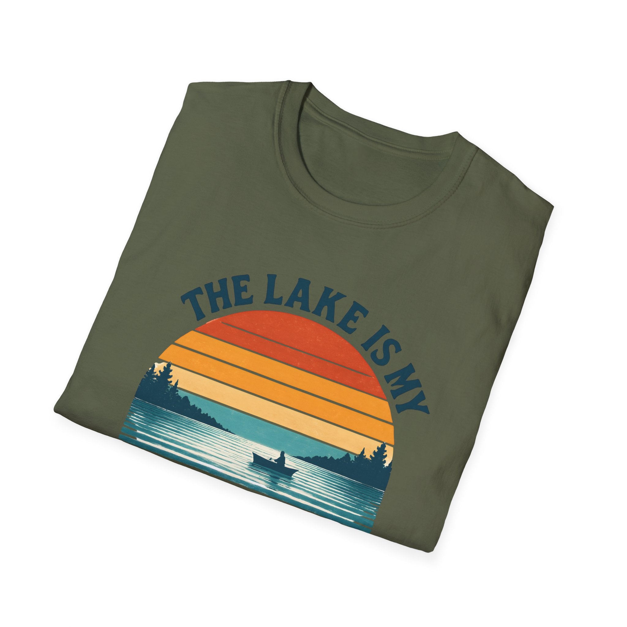 Lake Sunset Happy Place T-Shirt