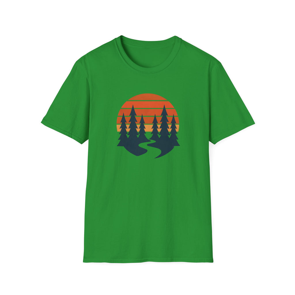 Sunset forest silhouettes T-Shirt