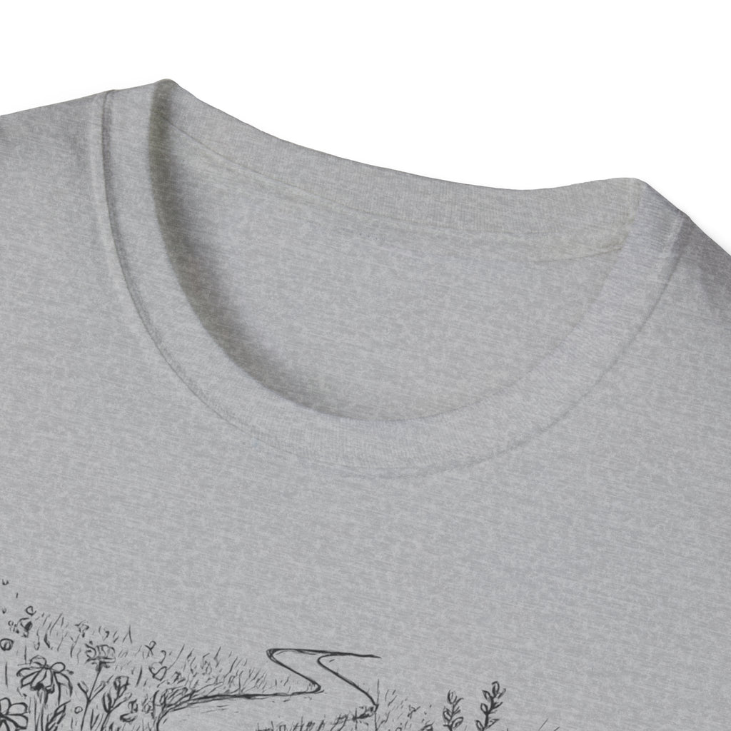 Winding path through grass T-Shirt