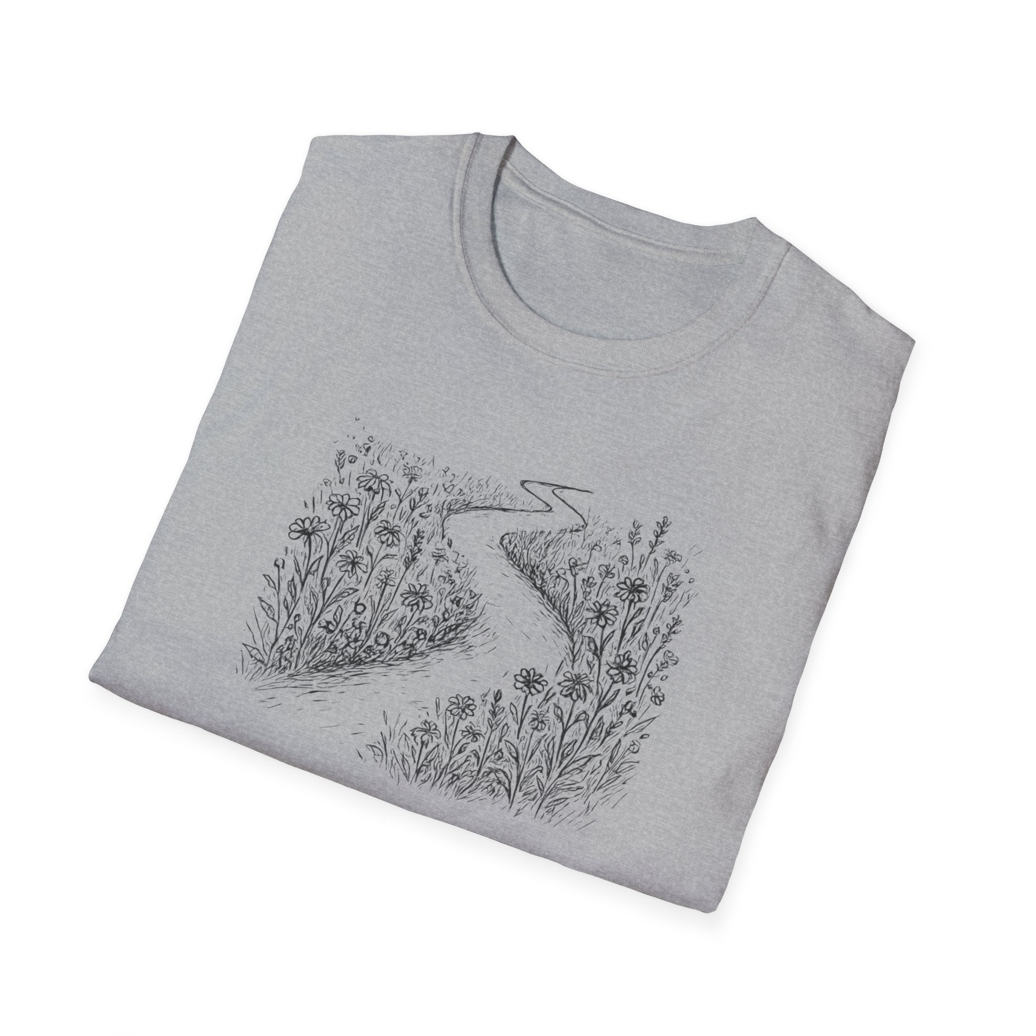 Winding path through grass T-Shirt