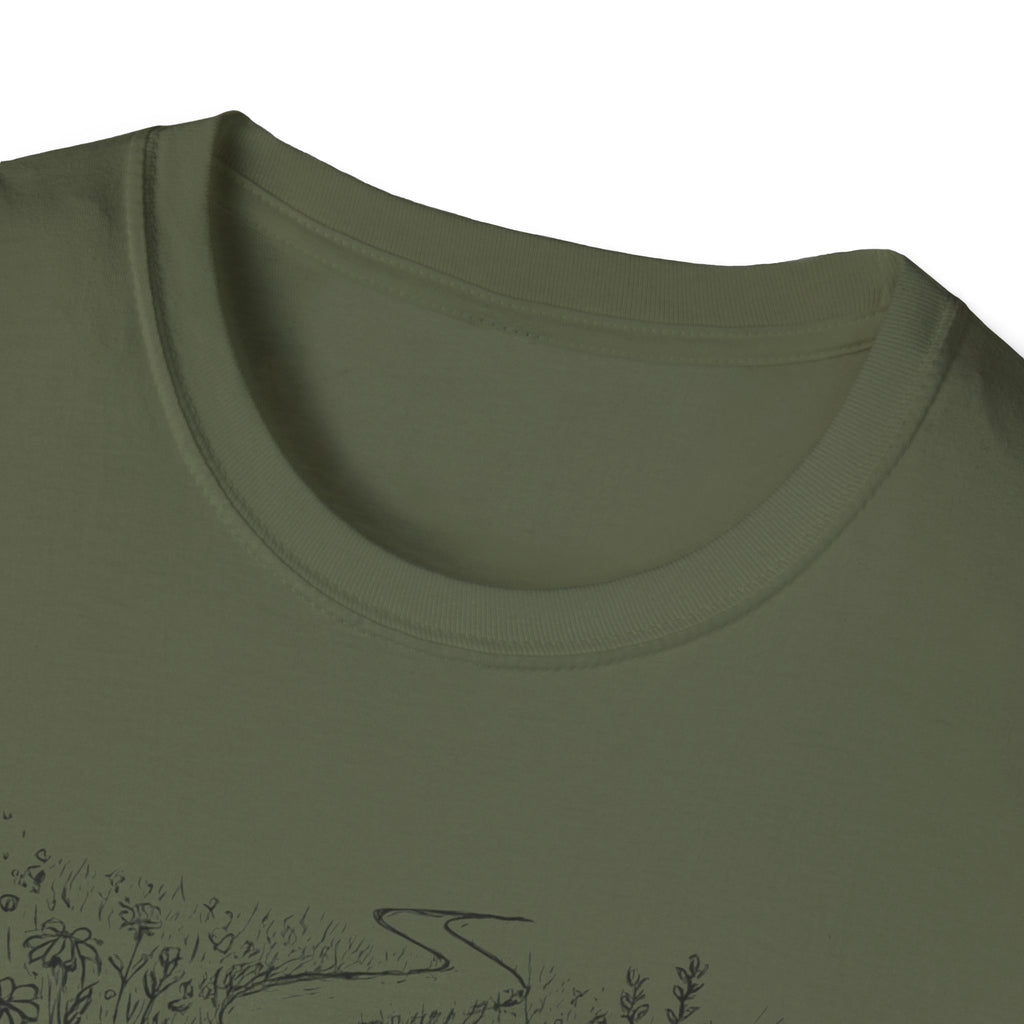 Winding path through grass T-Shirt
