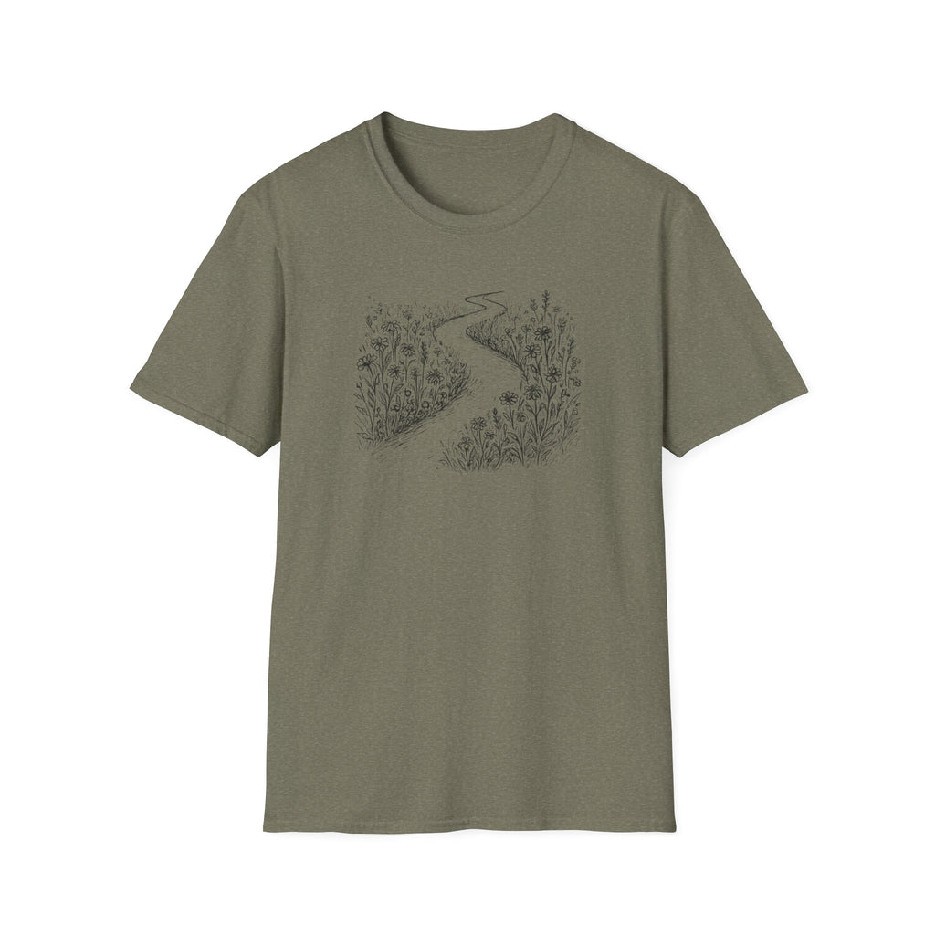 Winding path through grass T-Shirt