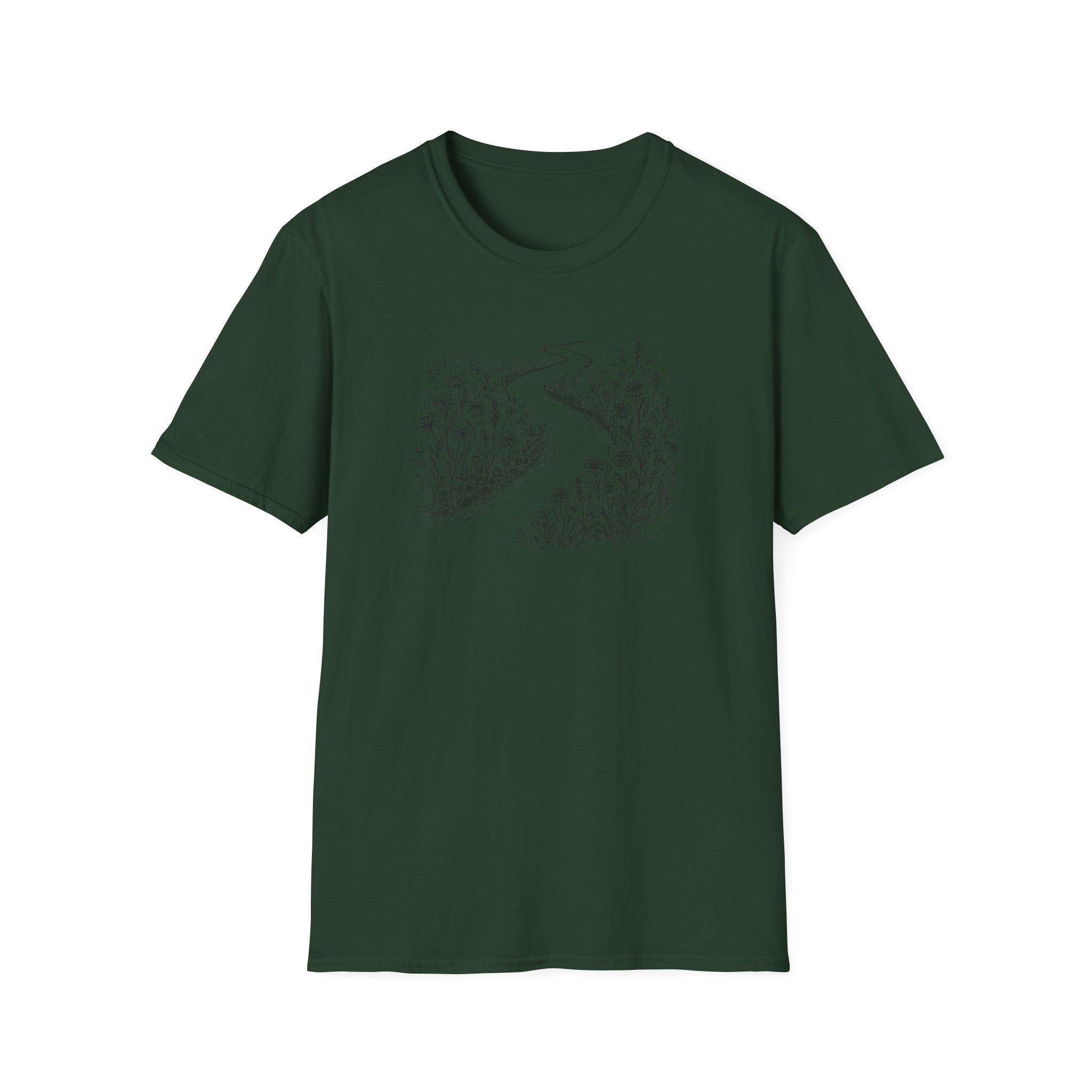 Winding path through grass T-Shirt
