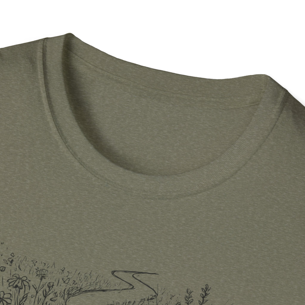 Winding path through grass T-Shirt