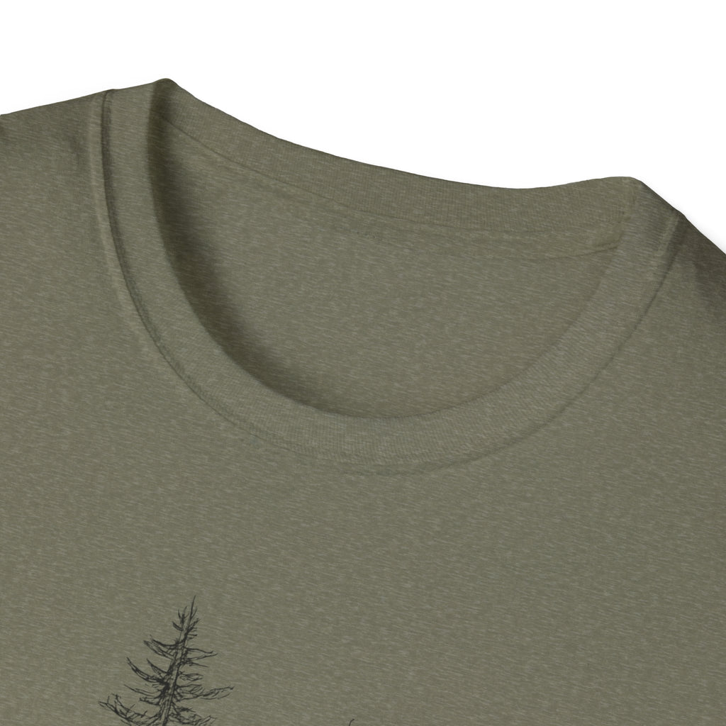 Hiker in Dark Forest T-Shirt