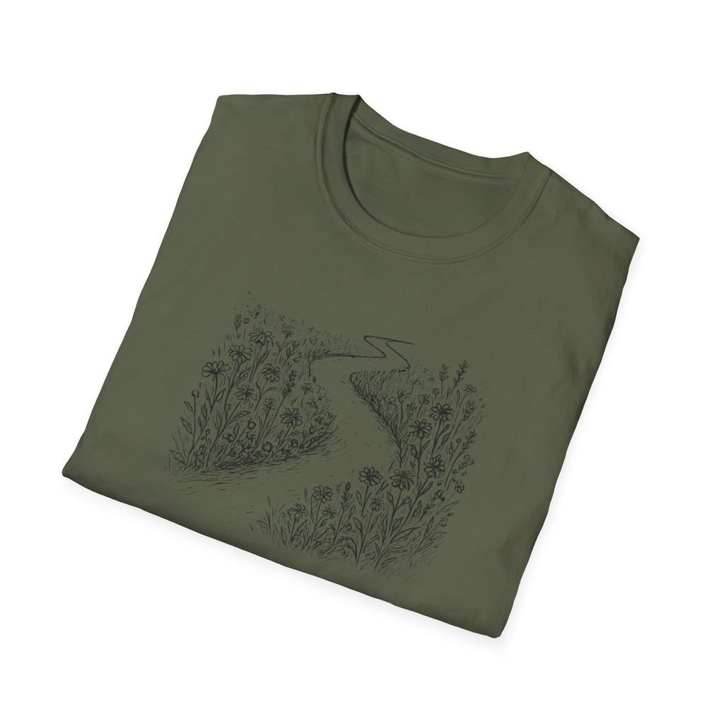 Winding path through grass T-Shirt