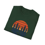 Sunset forest silhouettes T-Shirt
