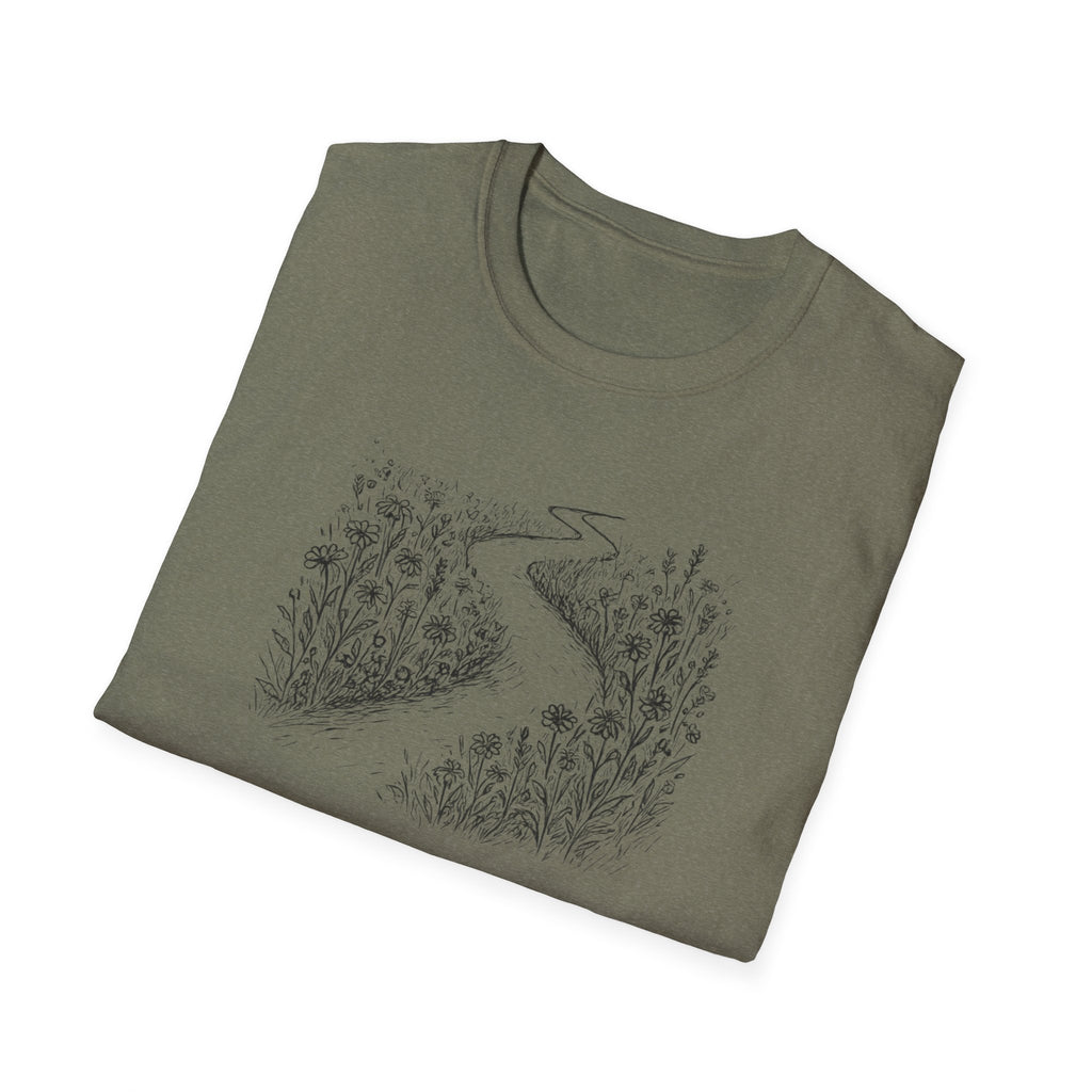 Winding path through grass T-Shirt