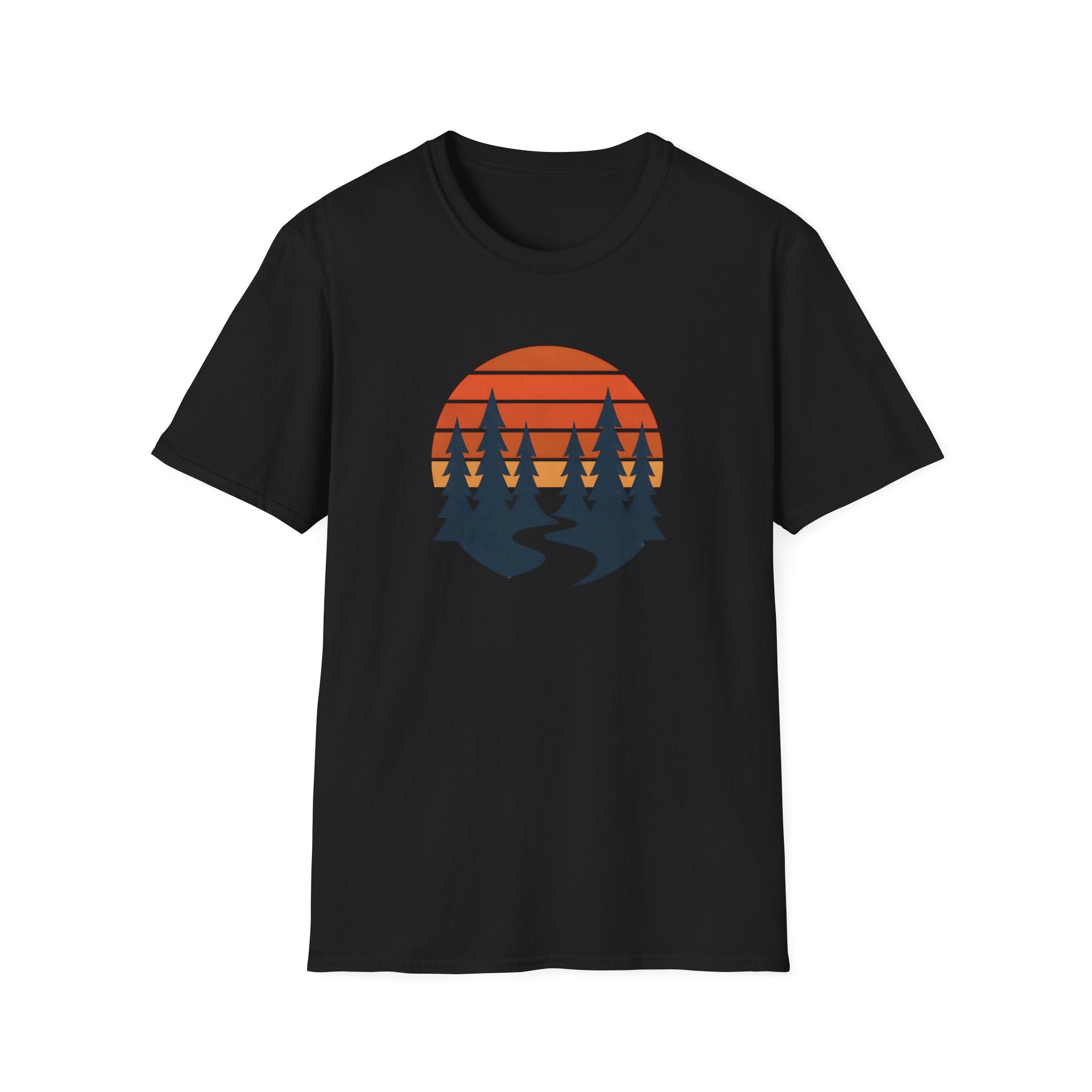 Sunset forest silhouettes T-Shirt