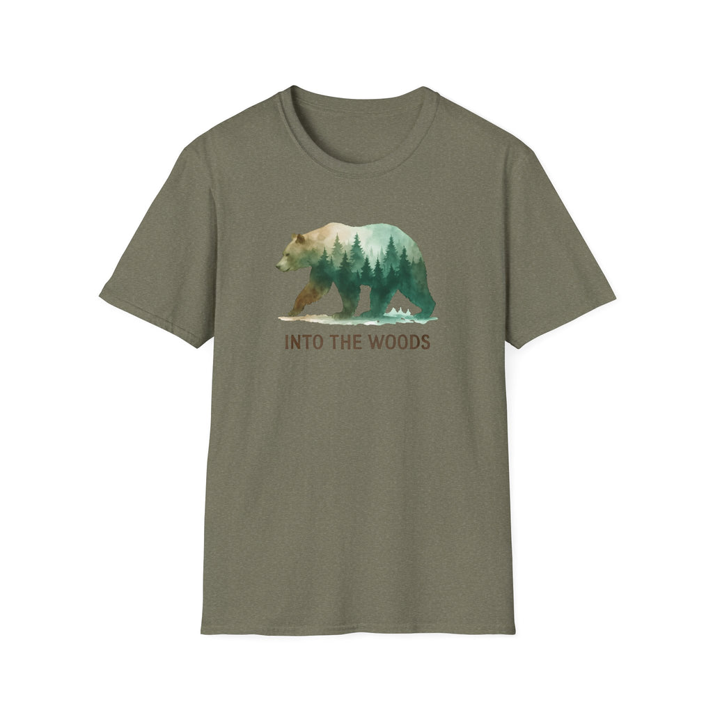 Forest Bear Silhouette T-Shirt